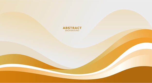 Abstract wavy golden background