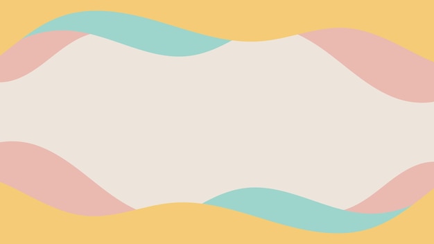 abstract wavy landscape with colorful curves and vibrant patterns