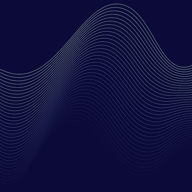 Abstract wavy line background dynamic sound wave wavy pattern stylish line art and web background