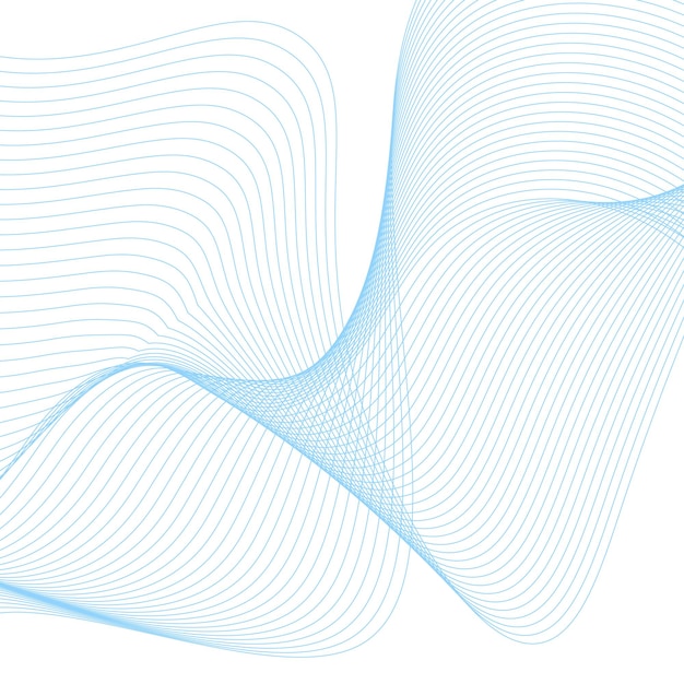 Abstract linea ondulata sfondo dinamico onda sonora modello ondulato linea elegante arte e sfondo web