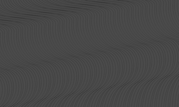 Abstract wavy line grey background