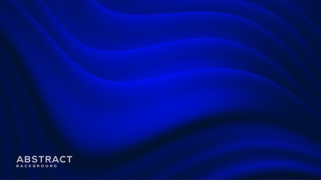 Abstract wavy shapes on colorful background