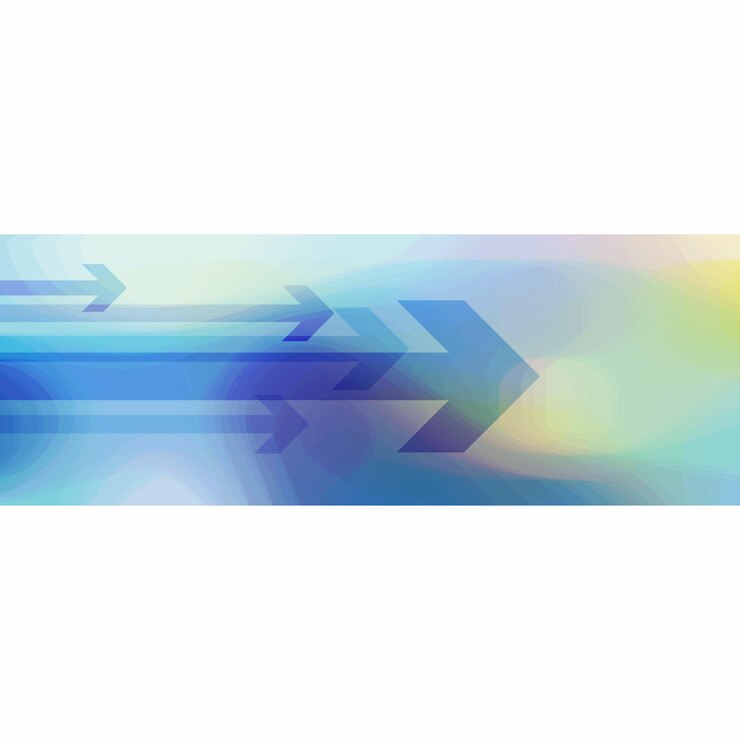 Vector abstract web background banner template web header arrows