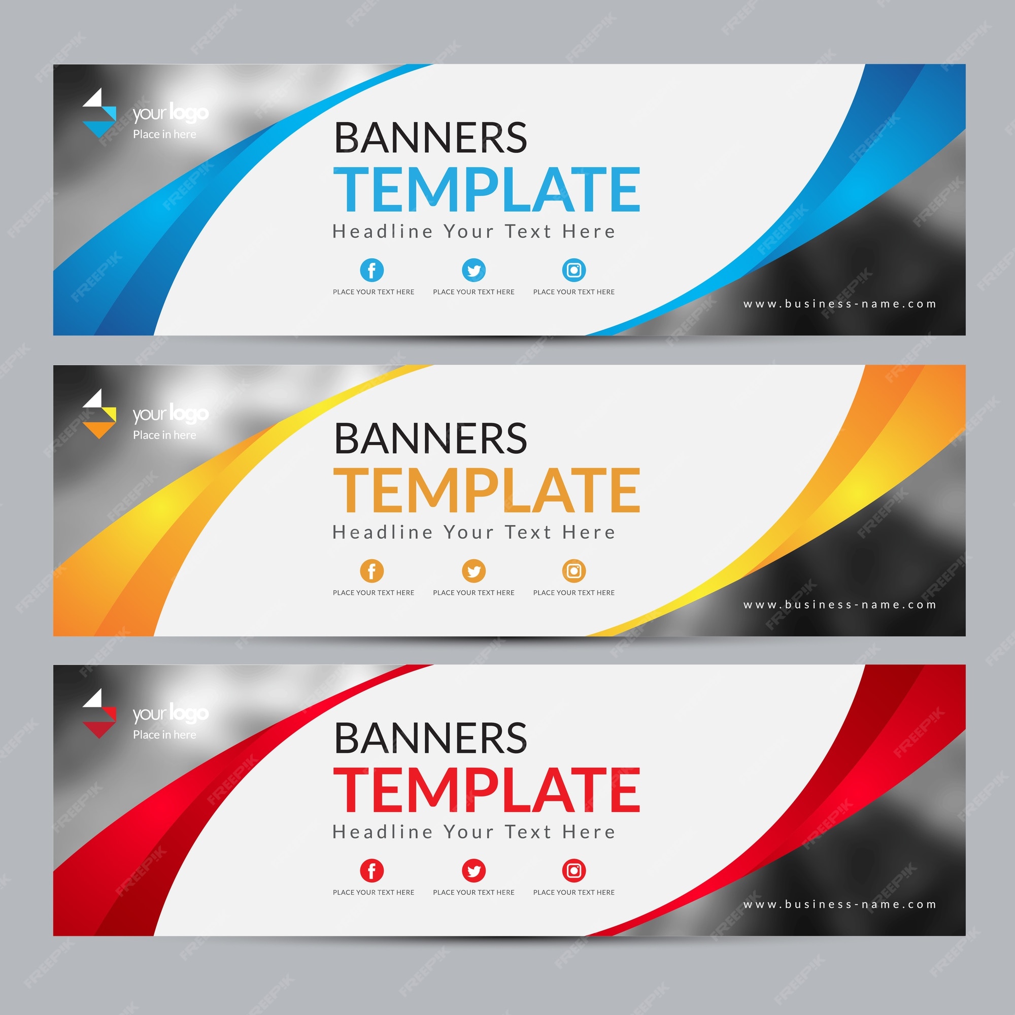 Premium Vector | Abstract web banner design background, banner website  design