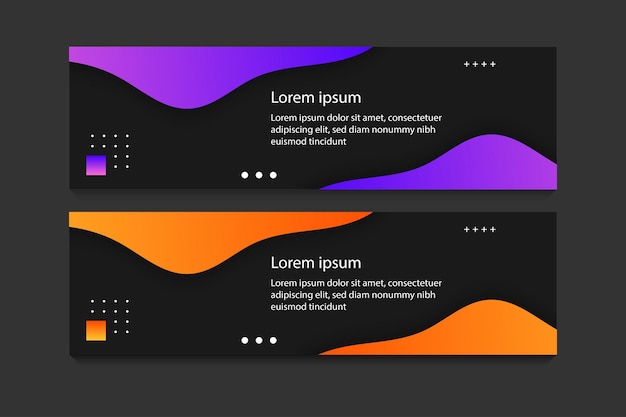 Abstract web banner design background or header templates, minimal concept.