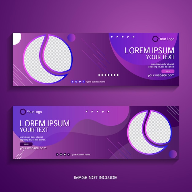 Abstract Web banner design background or header Templates