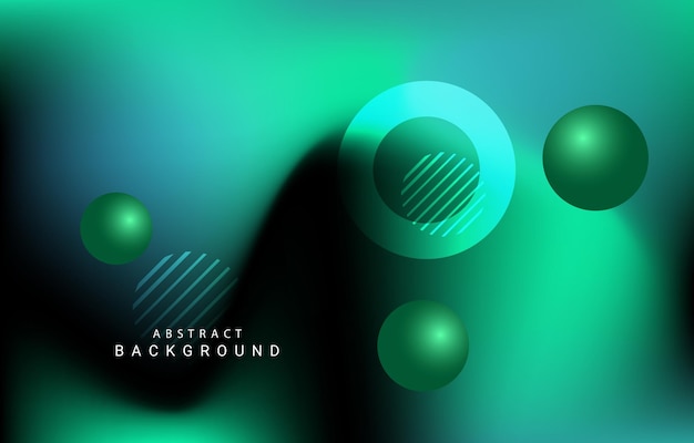 Abstract web design landing page concept fluid background