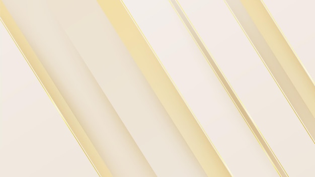 ベクトル 抽象的な白と金の形状の背景