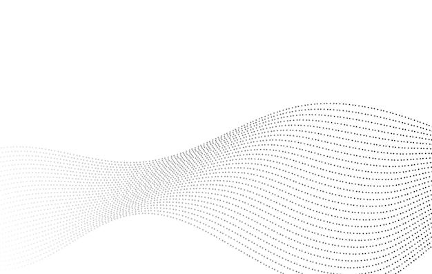 抽象的な白い背景のパターン ドット波線