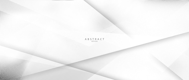 Abstract white background poster with dynamic. technology network