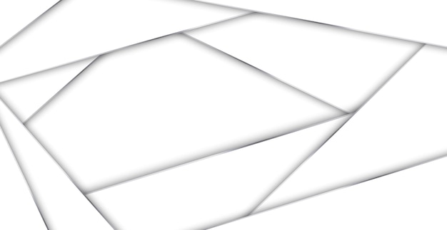 Абстрактный белый фон со стальными линиями пустой веб-шаблон открытки для рекламы Вектор