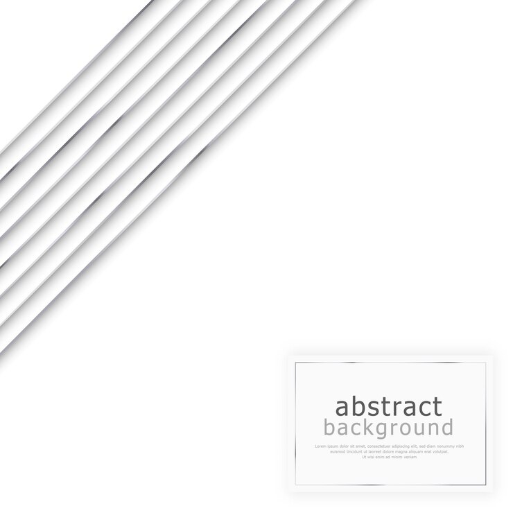 Vector abstract white background with steel lines blank web template postcard for advertising vector