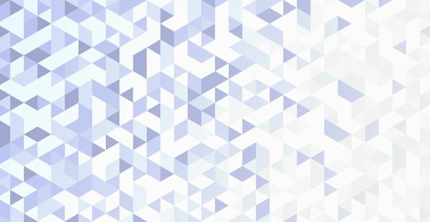 Abstract white and blue background many triangles  Vector illustration