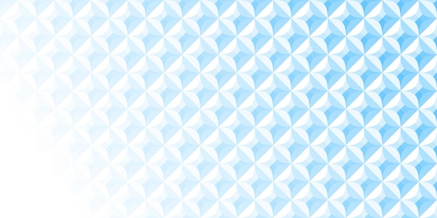 Abstract white and blue geometric background texture