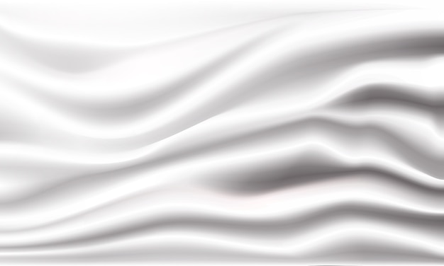 Vector abstract white cloth background.