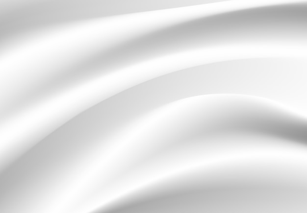 Abstract white cloth vector blur