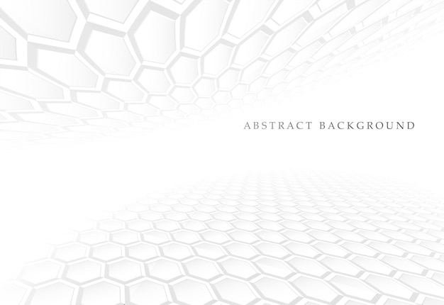 Vector abstract white digital background bright geometric futuristic design copyspace concept poster banner presentation template