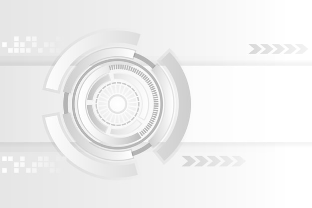 abstract white future technology concept background