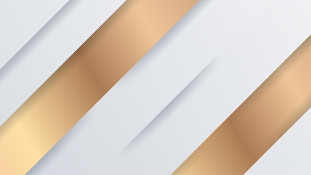 Abstract white and gold background