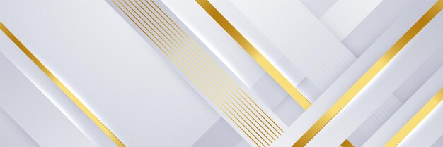 Abstract white and gold background