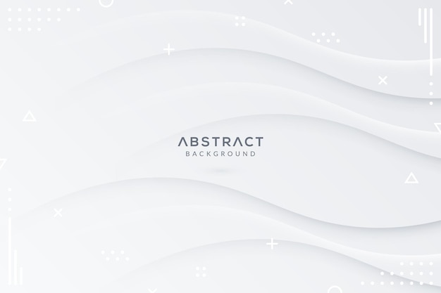 Abstract white gray gradient color curve background