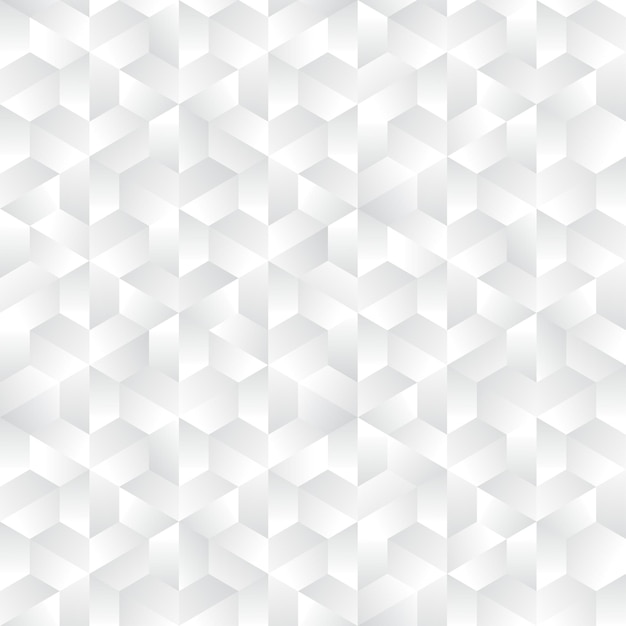 Abstract white gray hexagonal pattern background