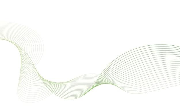 Abstract white and green luxury background with wave.