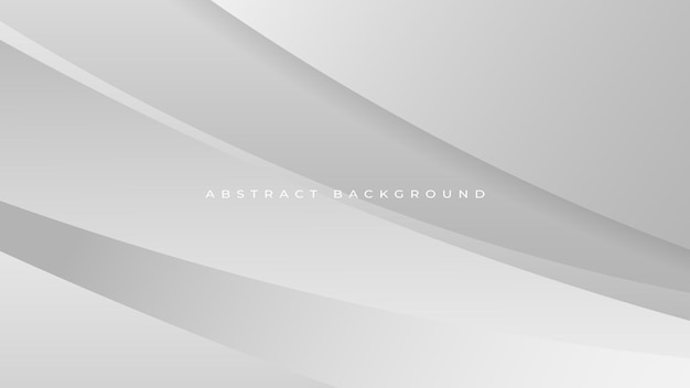 Vector abstract white and grey background with dynamic waves