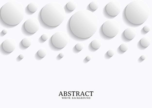 Abstract white and grey circle background texture, Geometric background template