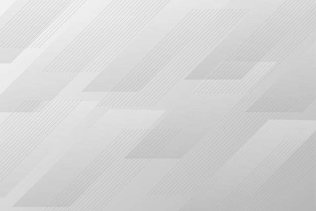 Abstract white and grey gradient geometric shape futuristic technology background
