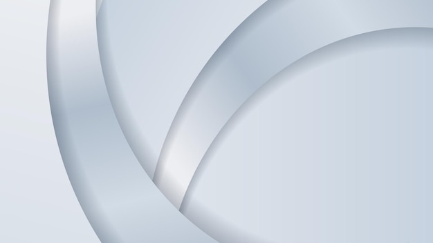 Абстрактный белый монохромный векторный фон для дизайна брошюры флаера веб-сайта Геометрические белые обои для целевой страницы презентации сертификата