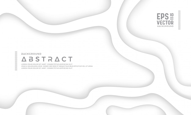 Abstract White paper cut background