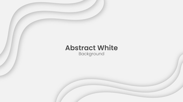 Abstract White Papercut Background