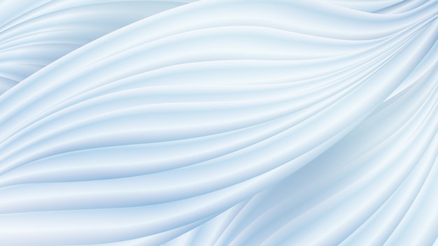 Vector abstract white smooth soft wave background