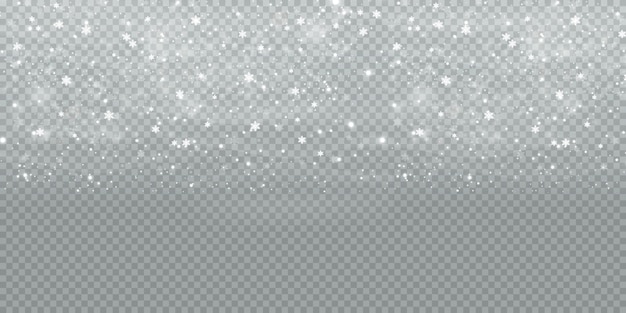 Abstract winter background from snowflakes