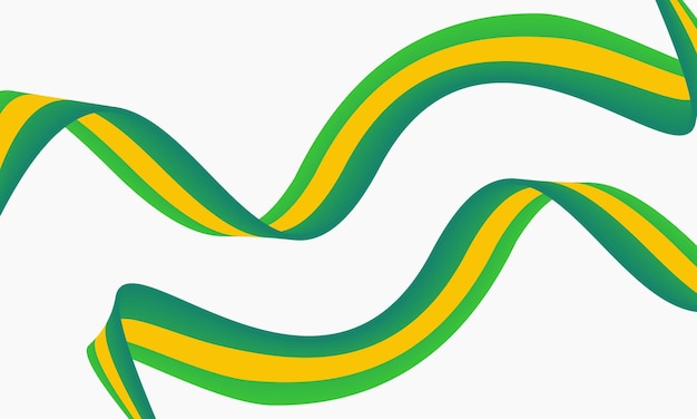 abstract with brazil flag colors