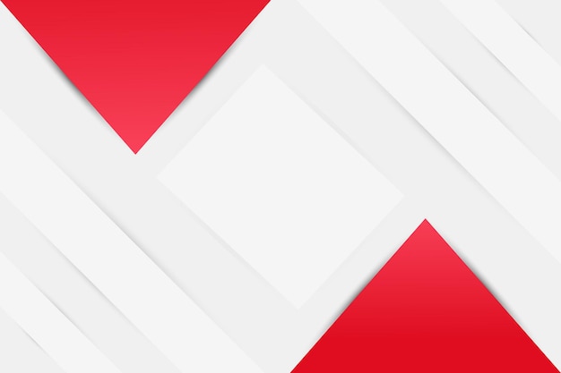 Abstract with Geometric background red and white color