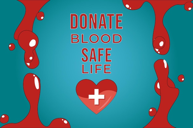 Abstract world blood donor day concept background