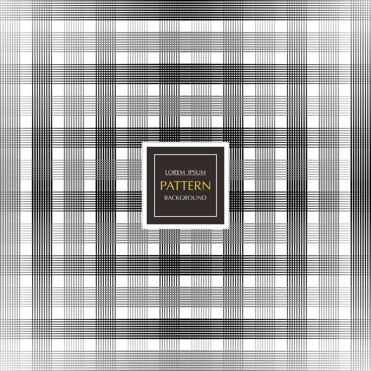 Vector abstract woven mat shape line pattern background
