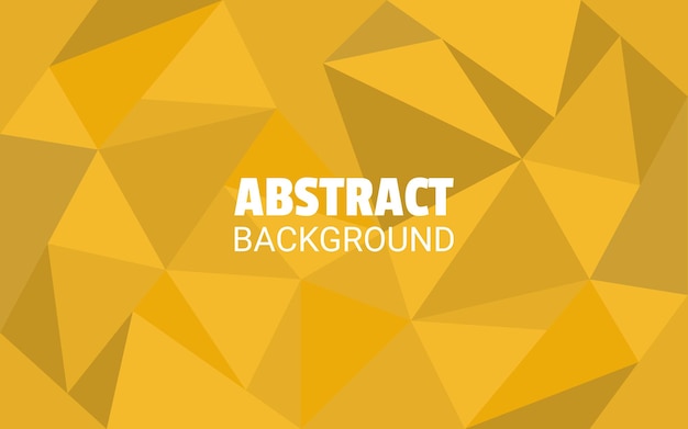 Abstract yellow background with triangles for business vector illustration eps file