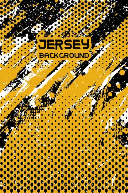 Abstract yellow gold and black vector texture jersey background