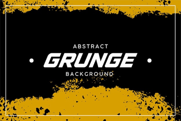 Abstract yellow grunge rustic background