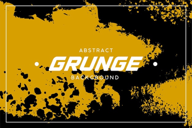 Abstract yellow grunge rustic background