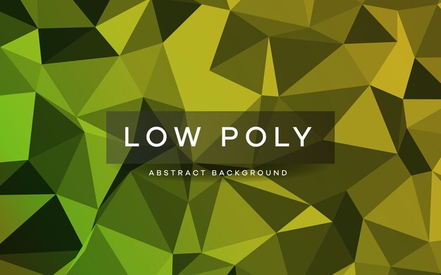 Vector abstract yellow low poly background texture