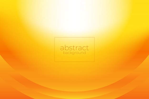 Abstract Yellow Orange Background in Shiny Look Circle Gradient