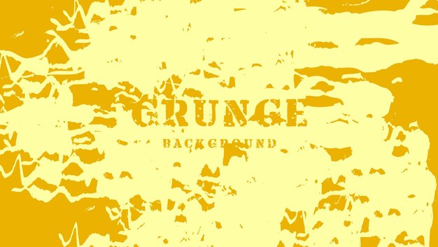 Vettore abstract yellow rough grunge texture background design (disegno di sfondo giallo e grunge)