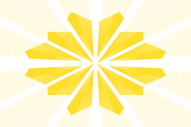 abstract yellow star