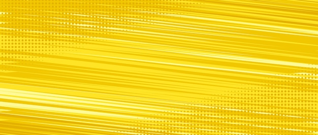 Abstract yellow striped retro comic background banner vector illustration