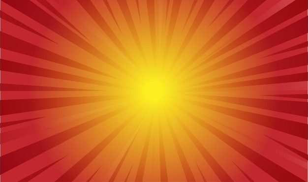 Abstract Yellow Sun Ray Background Design