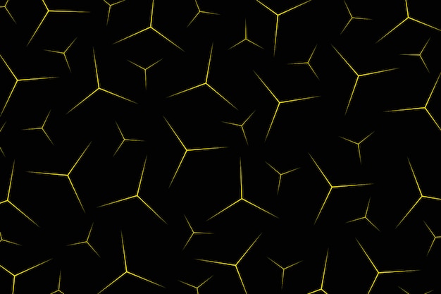 Abstract yellow triangle pattern